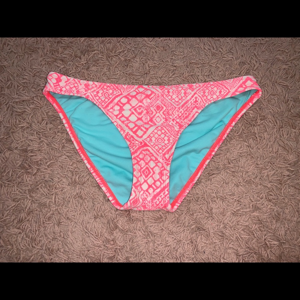 Never Worn Aeropostale Pink & White Bikini Bottom